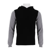 Mens Hooded Colorblock Cashmere Sweater