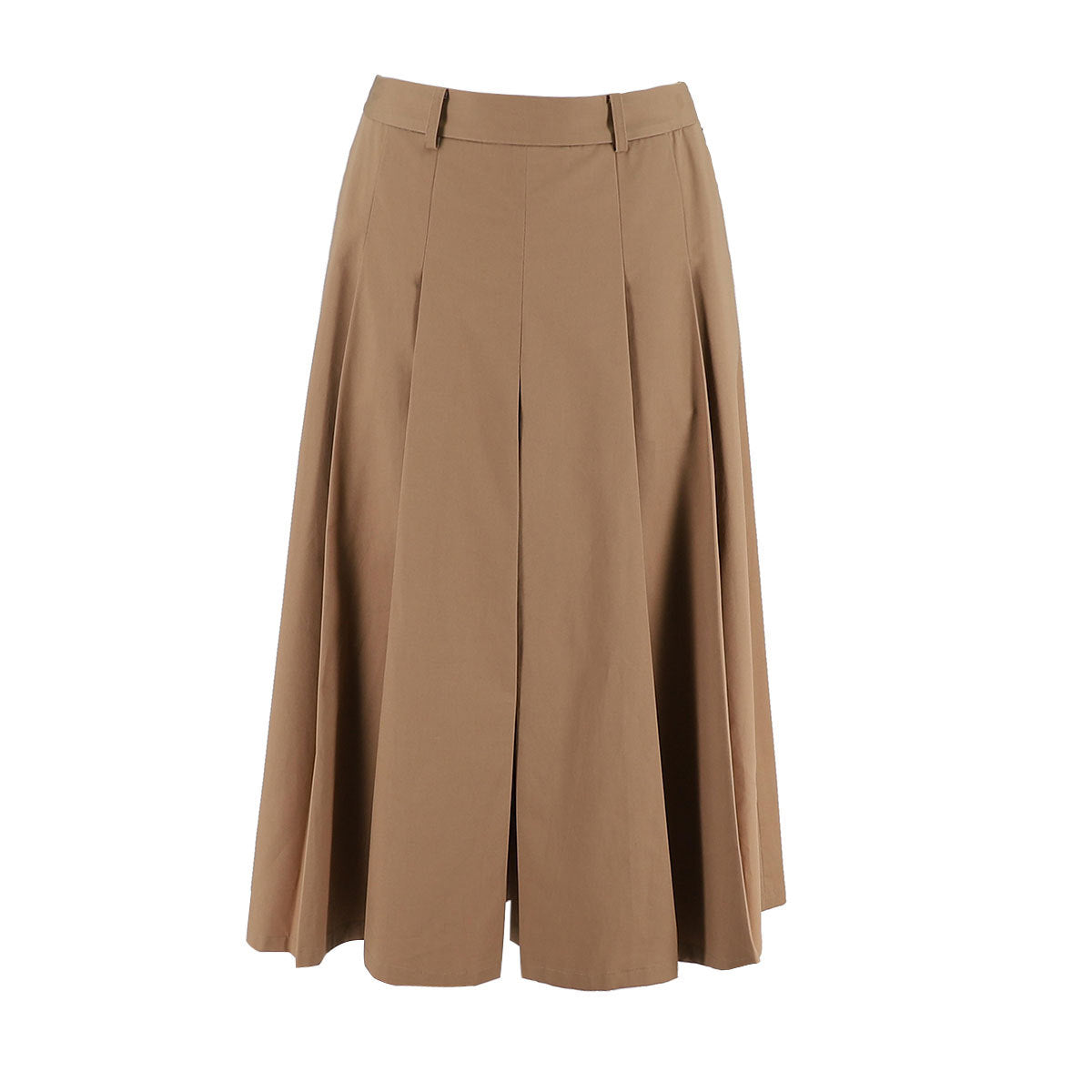 Loose Fit A-Line Skirt Pants