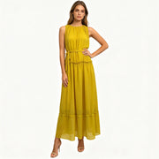 Double Sided Chiffon Dress