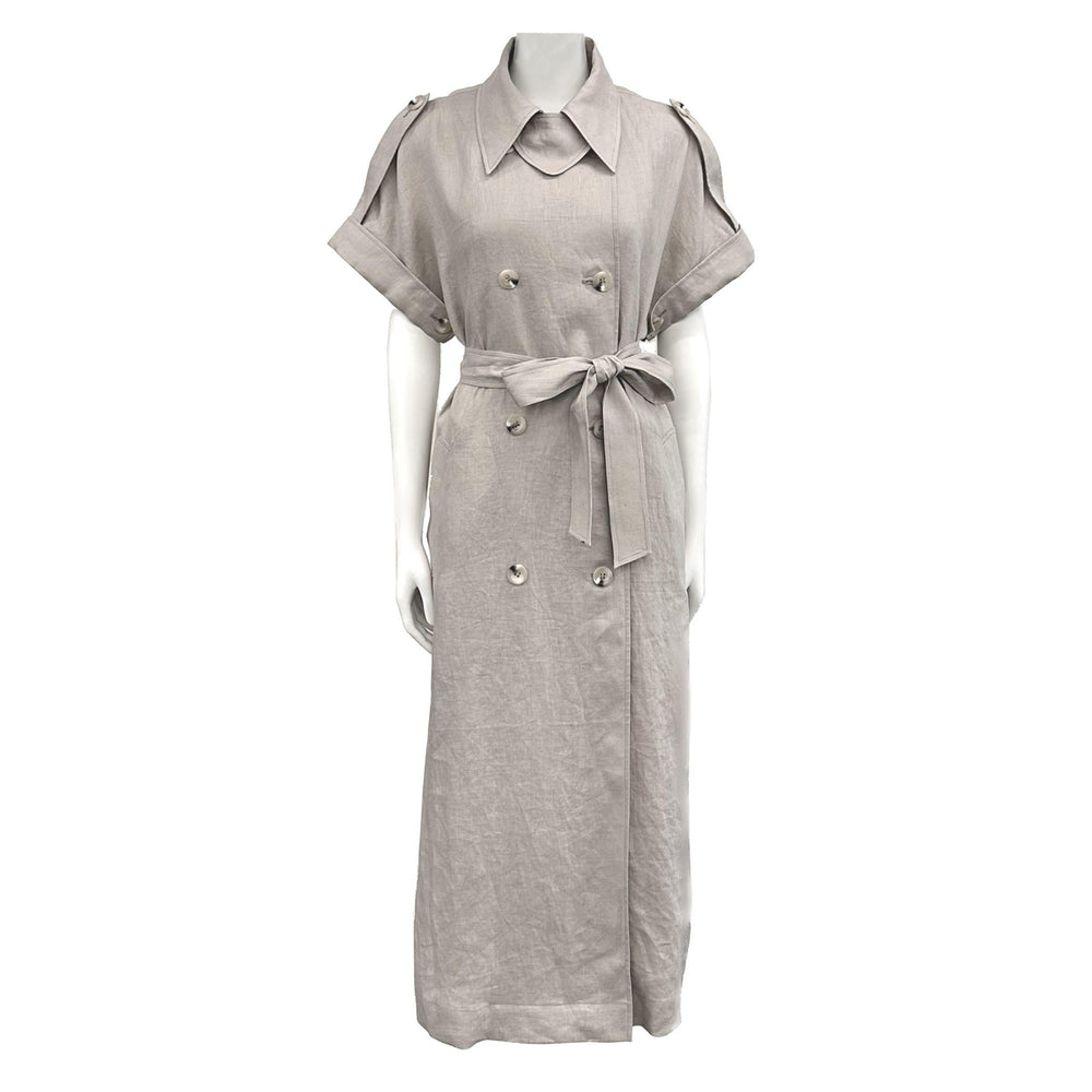 Linen Short Sleeved Dress