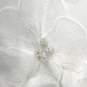 Selene Wide Leg Wedding Jumpsuit With Pleated Shawl