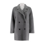 Alpaca Silk Wool Mid-Length Coat