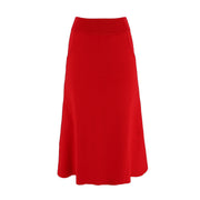 Slimming A-Line Knitted Half Cut Skirt