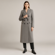 Womens Alpaca Wool Long Coat