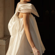 Moonlight Mini Satin Wedding Dress