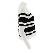Crew Neck Striped Pullover