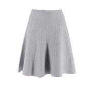 Womens Recycled Poly A-Line Knit Skirt