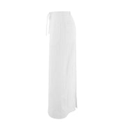 Straight-Cut Midi Skirt