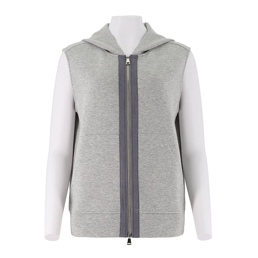 Hooded Sweatshirt Vest