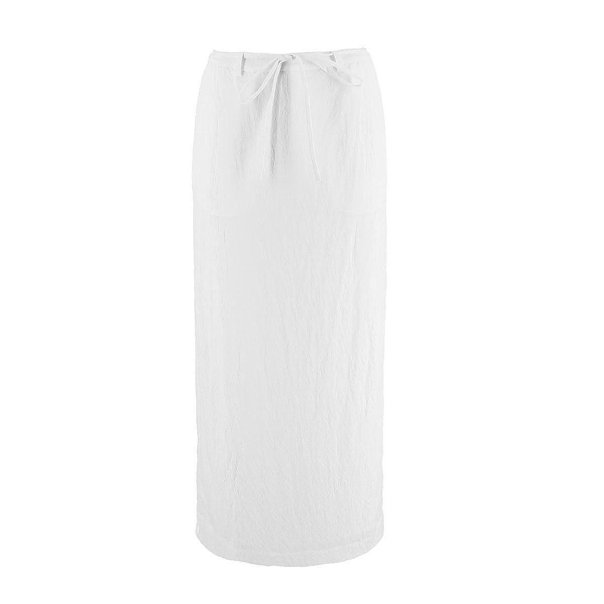 Straight-Cut Midi Skirt