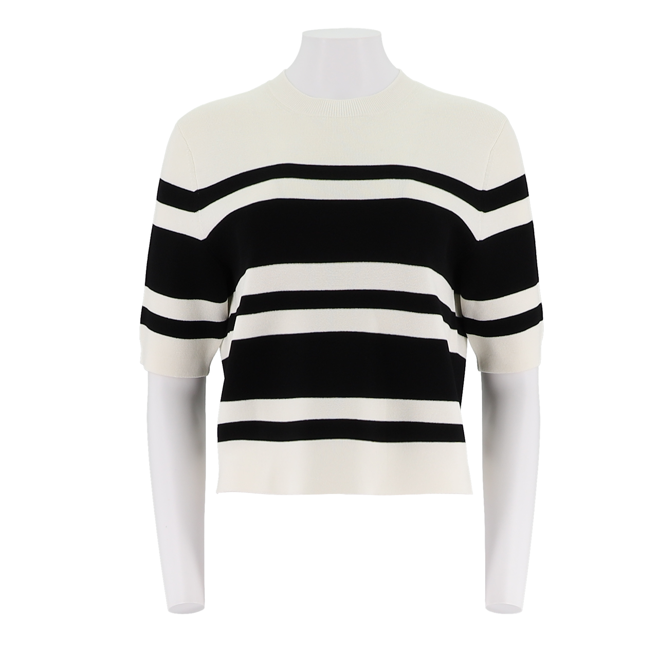 Crew Neck Striped Pullover