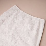Embroidered Lace Pencil Skirt