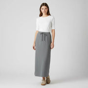 Casual Slim Fit A-Line Half Length Long Skirt