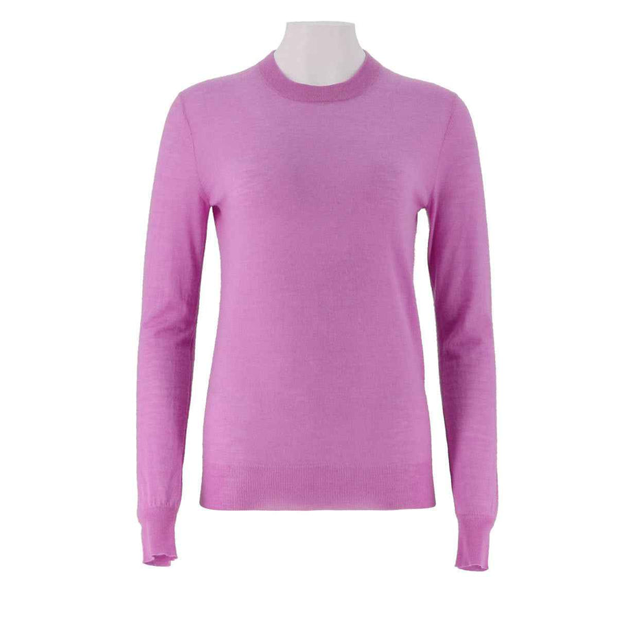 Round Neck Knitted Pullover Sweater