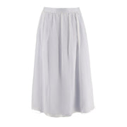 Loose Striped Midi Skirt