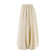 Striped A-Line Skirt