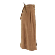 Asymmetrical-Cut Midi Skirt