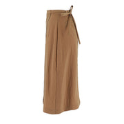 Asymmetrical-Cut Midi Skirt