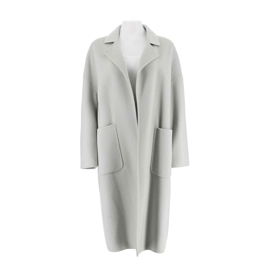 Collar Long Wool Jacket
