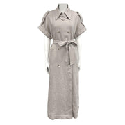 Linen Short Sleeved Dress