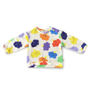 Round-Neck Long-Sleeve Fitted Top