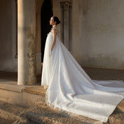 Moonlight Long Satin Wedding Dress