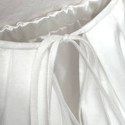 Aurora Luminous Long Satin Dress With Train