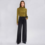 Women'S Wide Leg Denim Jeans