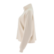 Air Layer Standing Collar Hoodie