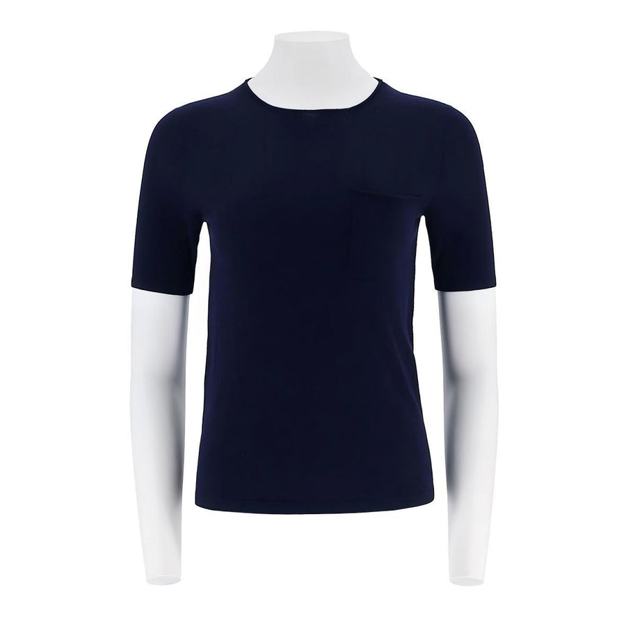 Silk Cotton Short Sleeve Sweater