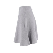Womens Recycled Poly A-Line Knit Skirt