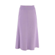 Slimming A-Line Knitted Half Cut Skirt