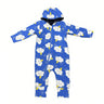 Baby Hooded Plush-Lined Long-Sleeve Jumpsuit