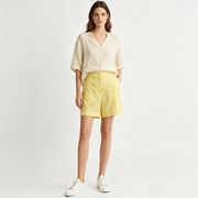Linen A-Line Shorts