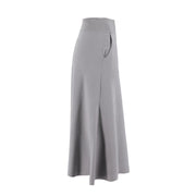 Slimming A-Line Knitted Half Cut Skirt