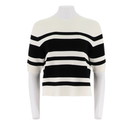 Crew Neck Striped Pullover