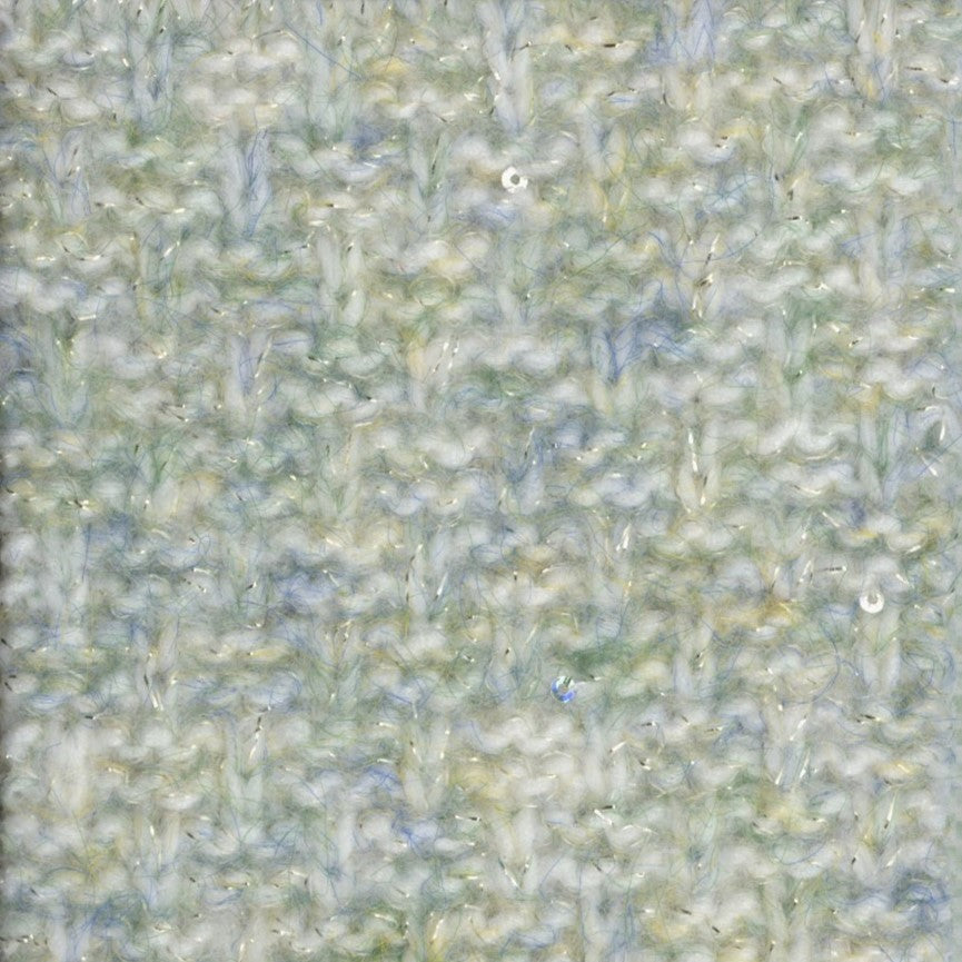 1/4Nm 47% Recycled Polyester 26% Polyester 10% Metallic 7% Merino Wool 6% Acrylic 4% Sequin