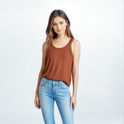 Womens Essential Scoop-Neck Tank