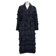 Tassel Woven Long Windbreaker