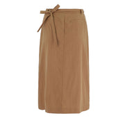 Asymmetrical-Cut Midi Skirt
