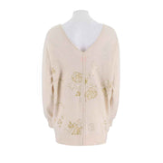 Artistic Embroidered Knitted Cardigan Jacket