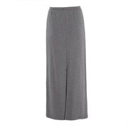Casual Slim Fit A-Line Half Length Long Skirt