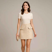 Slim Fit Skirt With Pockets
