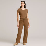 Womens Cozy Straight Leg Pants