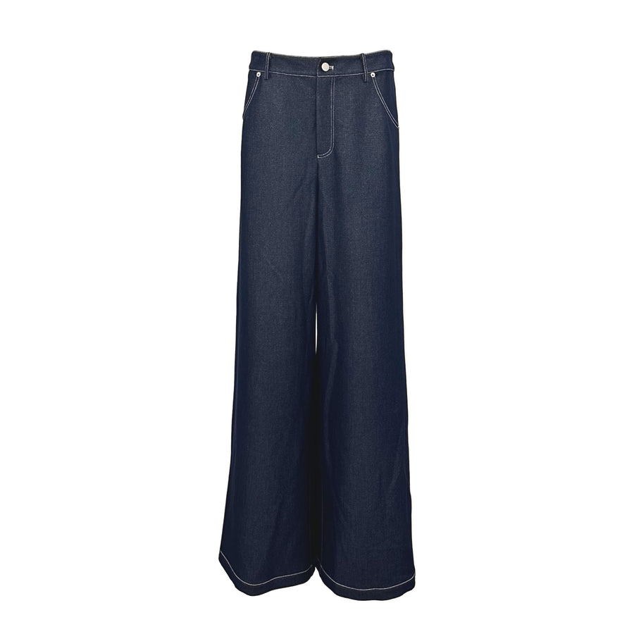 Wide Leg  Denim Jeans