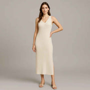 V-Neck Vest, Jumpsuit, Long Skirt
