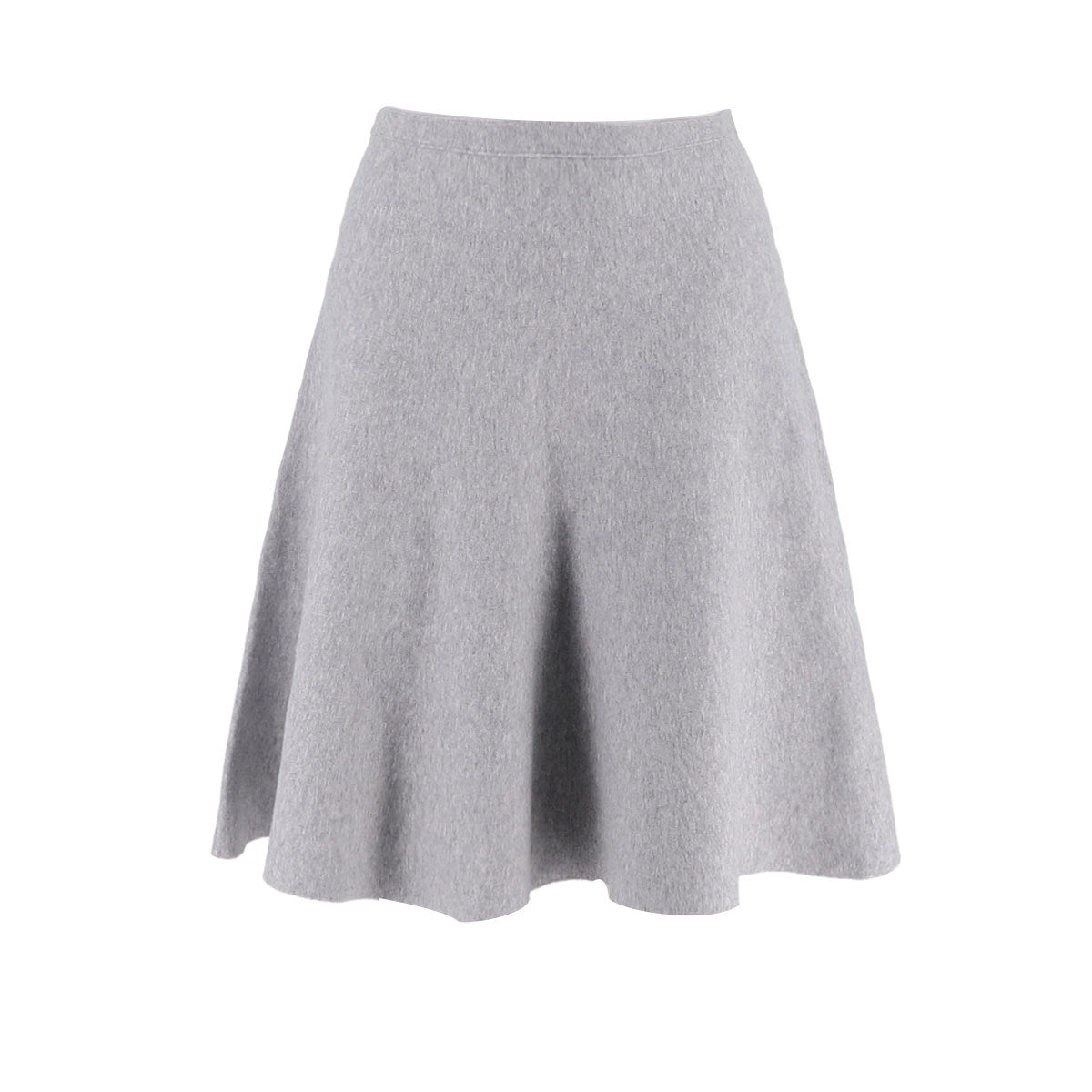 Womens Recycled Poly A-Line Knit Skirt