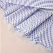 Loose Striped Midi Skirt