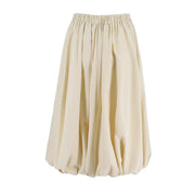 Striped A-Line Skirt