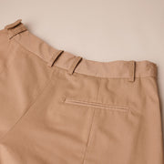 Loose Fit A-Line Skirt Pants